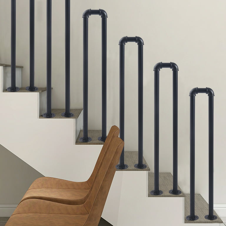 Miumaeov Stair Handrail Matte Black U