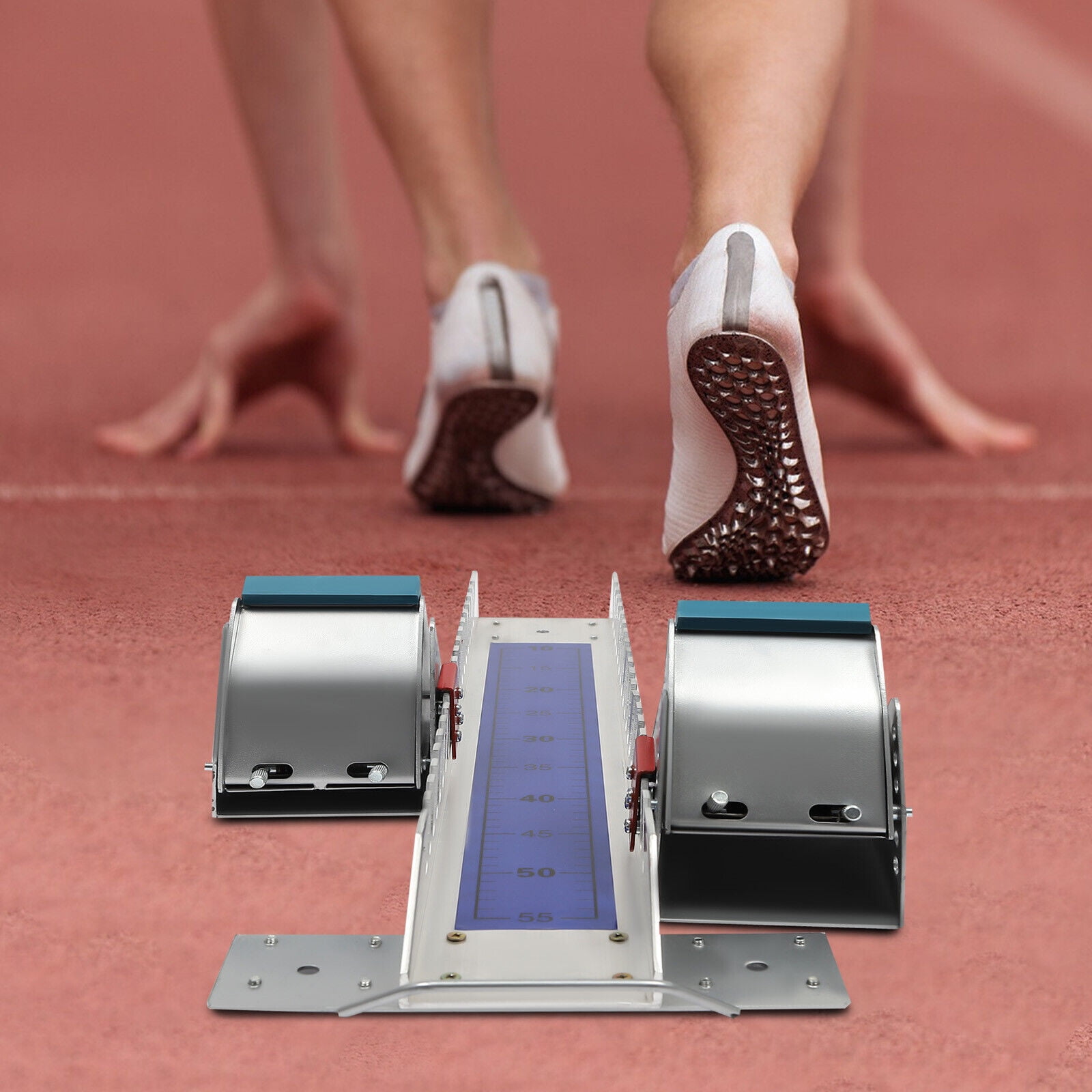 Miumaeov Starting Block MultiFunction Athletics Track Starting Block 6