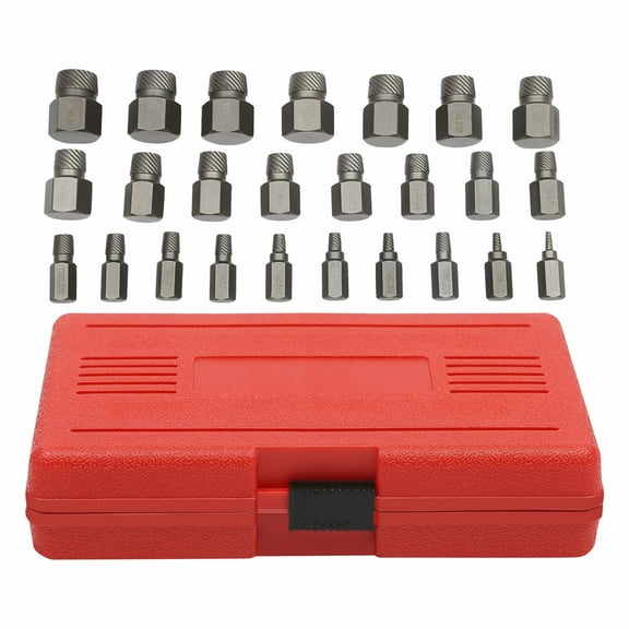 Miumaeov Stripped Bolt Extractor Impact Socket Set 25 PCS Damaged Bolt Remover Easy Out