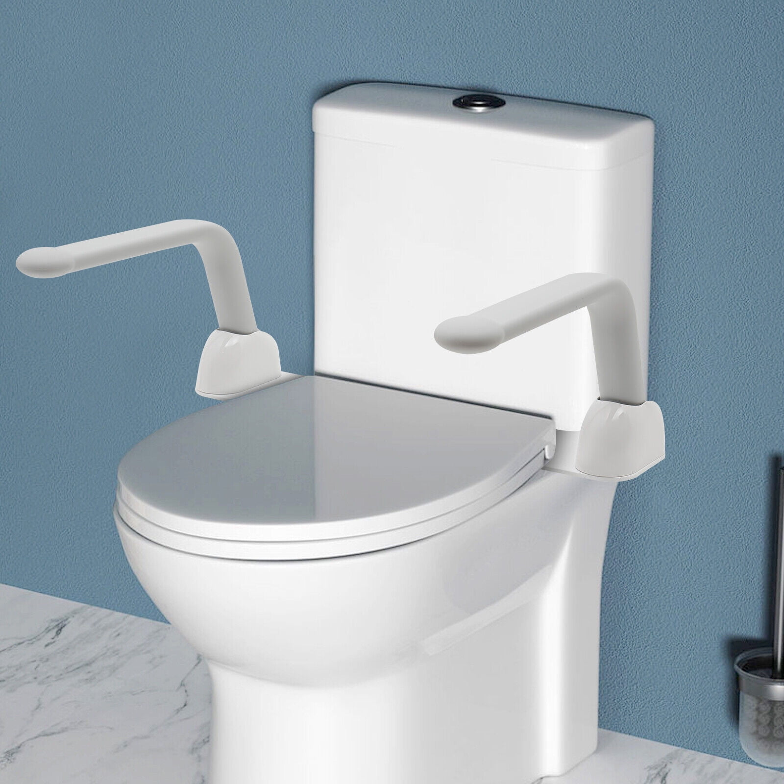 Miumaeov Toilet Safety Rails for Bathroom Heavy Duty Toilet Safety