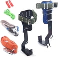 thumbnail image 1 of Miumaeov Tree Climbing Spikes Non-Slip Climbing Tree Spikes, Safety Belt Adjustable Rope Rescue Belt for Hunting Observation Picking Fruit Cutting Trees Pole Hook Tree Climbing Gear, 1 of 9