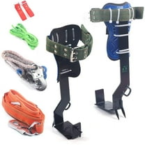 Miumaeov Tree Climbing Spikes Non-Slip Climbing Tree Spikes, Safety Belt Adjustable Rope Rescue Belt for Hunting Observation Picking Fruit Cutting Trees Pole Hook Tree Climbing Gear