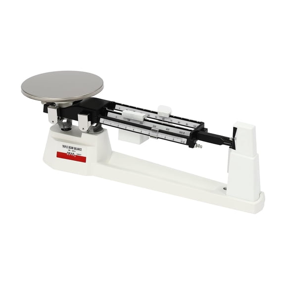 Miumaeov Triple Beam Scale,2610g/5.75lbs Triple Beam Mechanical Balance Scale with Two 1kg Weights and One 500g Weight,Mechanical Lab Scale