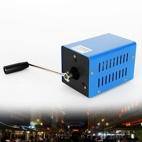 Miumaeov USB Hand Crank Dynamo Generator Travel Emergency Power Supply Charger Portable