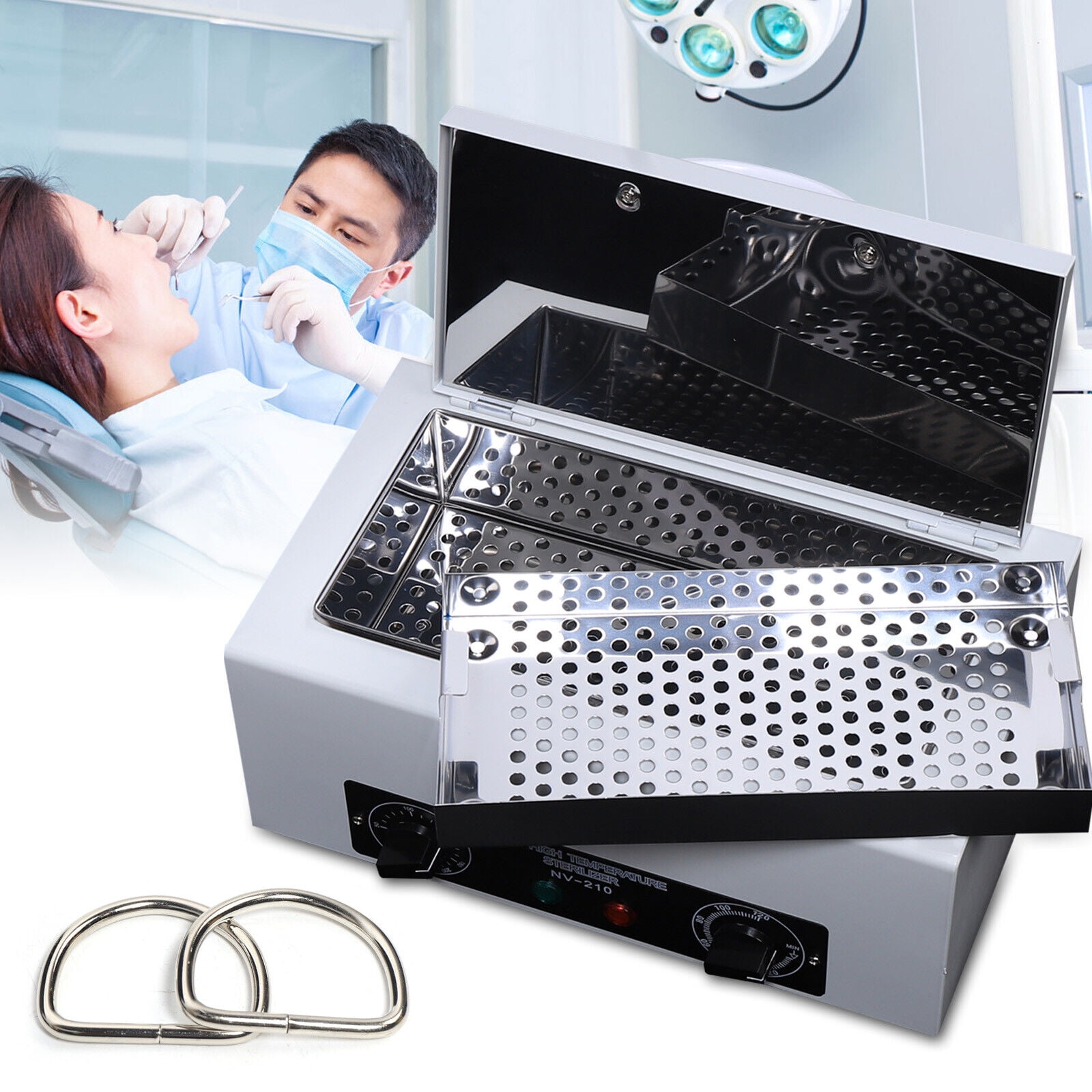 Miumaeov UV O-z-o-n-e Sterilizer Box Cabinet High Temperature Nail ...