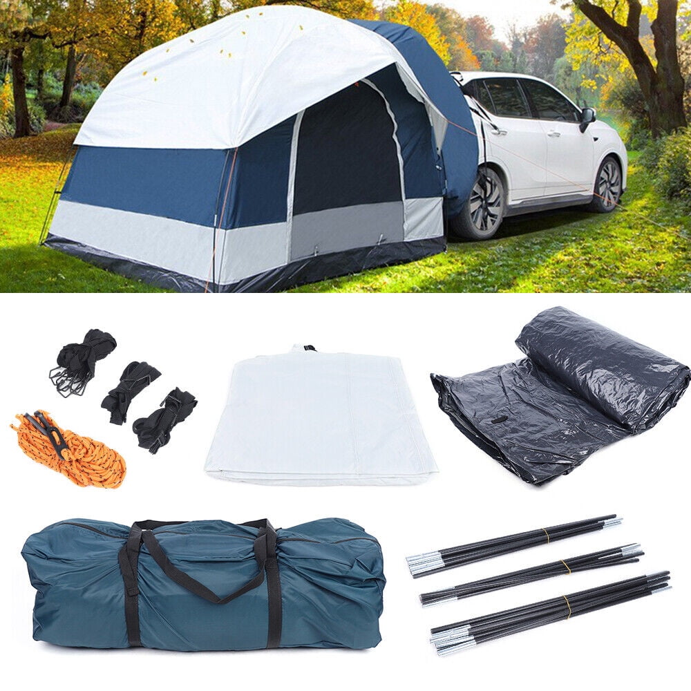 Miumaeov Universal SUV Camping Tent 4 Person Camping Tents Canopy Car ...