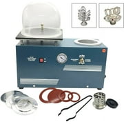 Miumaeov Vacuum Investing Casting Machine, 2L Jewelry Lost Wax Cast Combination Vacuum Investing Casting Machine 3 CFM Jewelry Machine Equipment for Jewelry Processing