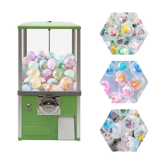 Miumaeov Vending Machine Gumball Bank Candy Gumball Machine Metal Candy Vending Machine for Amusement Parks & Game Stores
