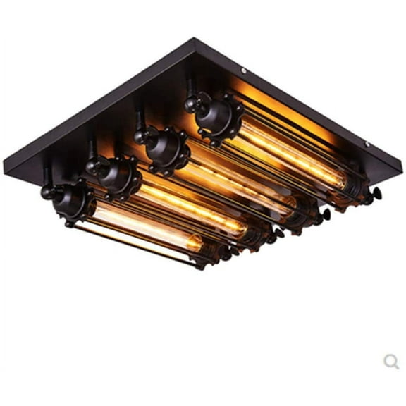 Miumaeov Vintage Ceiling Lamp Farmhouse Close to Ceiling Light Country Style Hanging Pendant Light Living Bedroom Ceiling Lamps Indoor E26/E27 Base