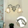 thumbnail image 1 of Miumaeov Vintage Mermaid Stained Glass Wall Light Tiffany Style Wall Sconce Lamp Fixture for Bathroom, Living Room, Bedroom, 1 of 12