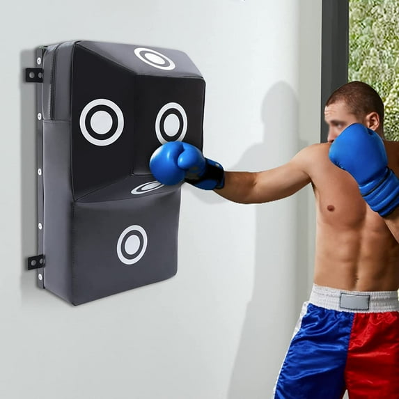 Miumaeov Wall Mount Uppercut Boxing Bag MMA Training Punching Target with Marking Points for Training Muay Thai MMA Kickboxing Fixed Target