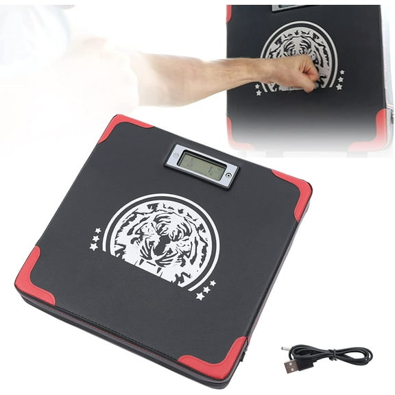 Miumaeov Wall-Mounted Boxing Strength Tester, Boxing Mat Height Adjustable, Boxing Equipment for Testing Punching Strength, Frequency, Family Punching Bag Boxing Pads for Adults, Teens and Children