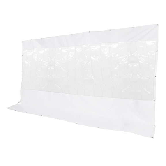 Miumaeov Waterproof Transparent Tarp Heavy Duty Waterproof Tarpaulin with Grommets Multiple Sizes for Roof, Camping, Outdoor, Patio,8x13ft