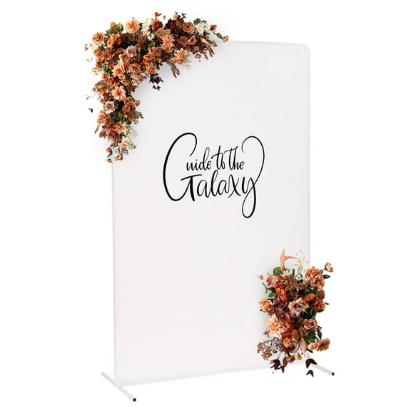 Miumaeov Wedding Arch Metal Rectangle Backdrop Stand Flower Balloon Frame Event Party Decor 1.5*2m