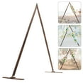thumbnail image 1 of Miumaeov Wooden Wedding Arch, Retro Wedding Backdrop Stand for Wedding Ceremony, Wood Arch for Indoor and Outdoor (Triangle), 1 of 6