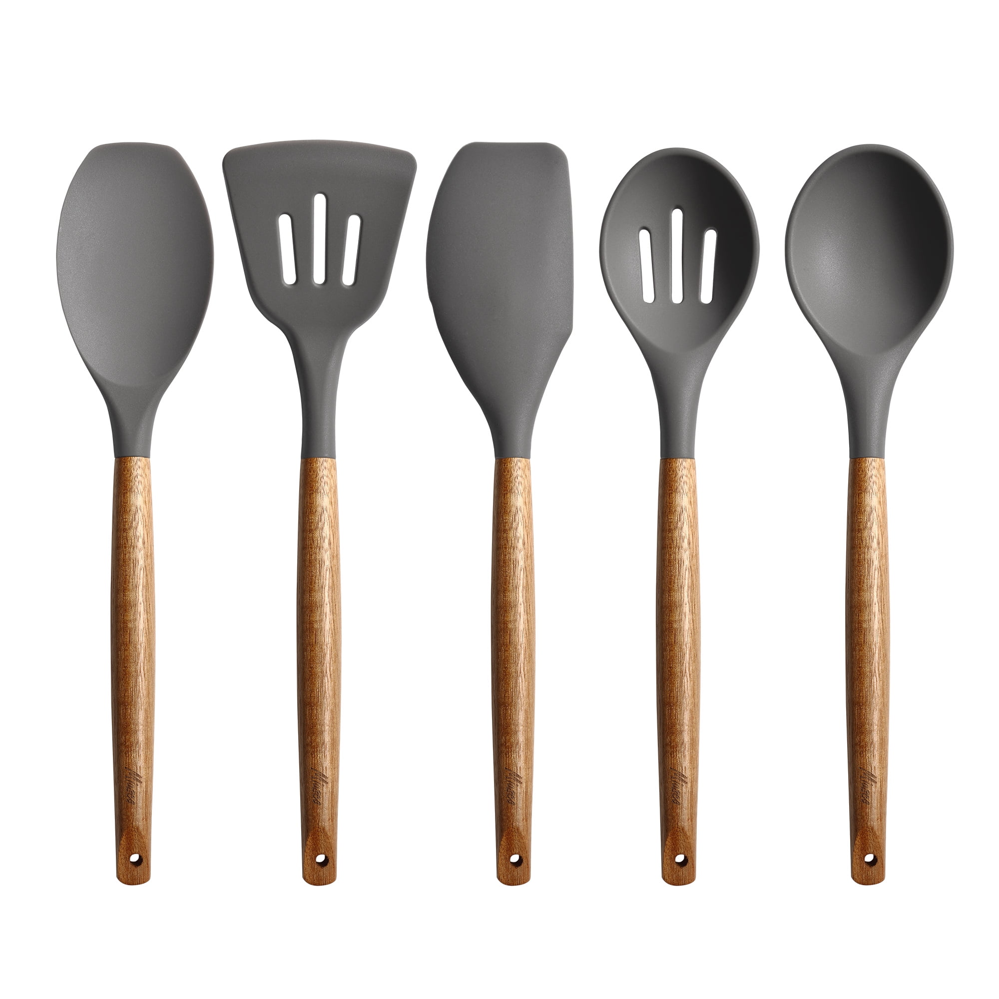 Dropship 11pcs Wooden Handle Silicone Kitchen Utensils Set Storage Bucket  Non-stick Shovel Spoon Cooking Kitchen Utensils 11 Pieces Set Silicone  Shovel Spoon to Sell Online at a Lower Price