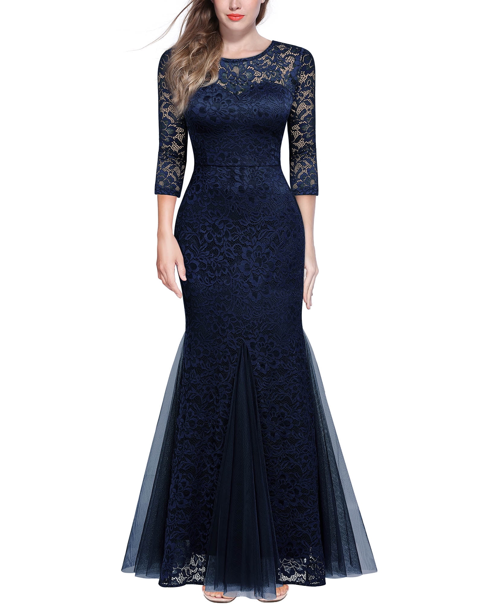 Cocktail Prom Dress Miusol Women's Floral Lace Mermaid Maxi Dress Elegant Evening Gown For Weddings, Parties & Formal Events Evening Dress Cocktail Prom Dress Miusol Women's Floral Lace Mermaid Maxi Dress Elegant Evening Gown For Weddings, Parties & Formal Events Evening Dress