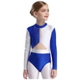 thumbnail image 1 of Miutii Gymnastics Leotards for Girls Ballet Dancewear Practice Outfits Keyhole Back One Piece Athletic Unitard Blue 12, 1 of 7