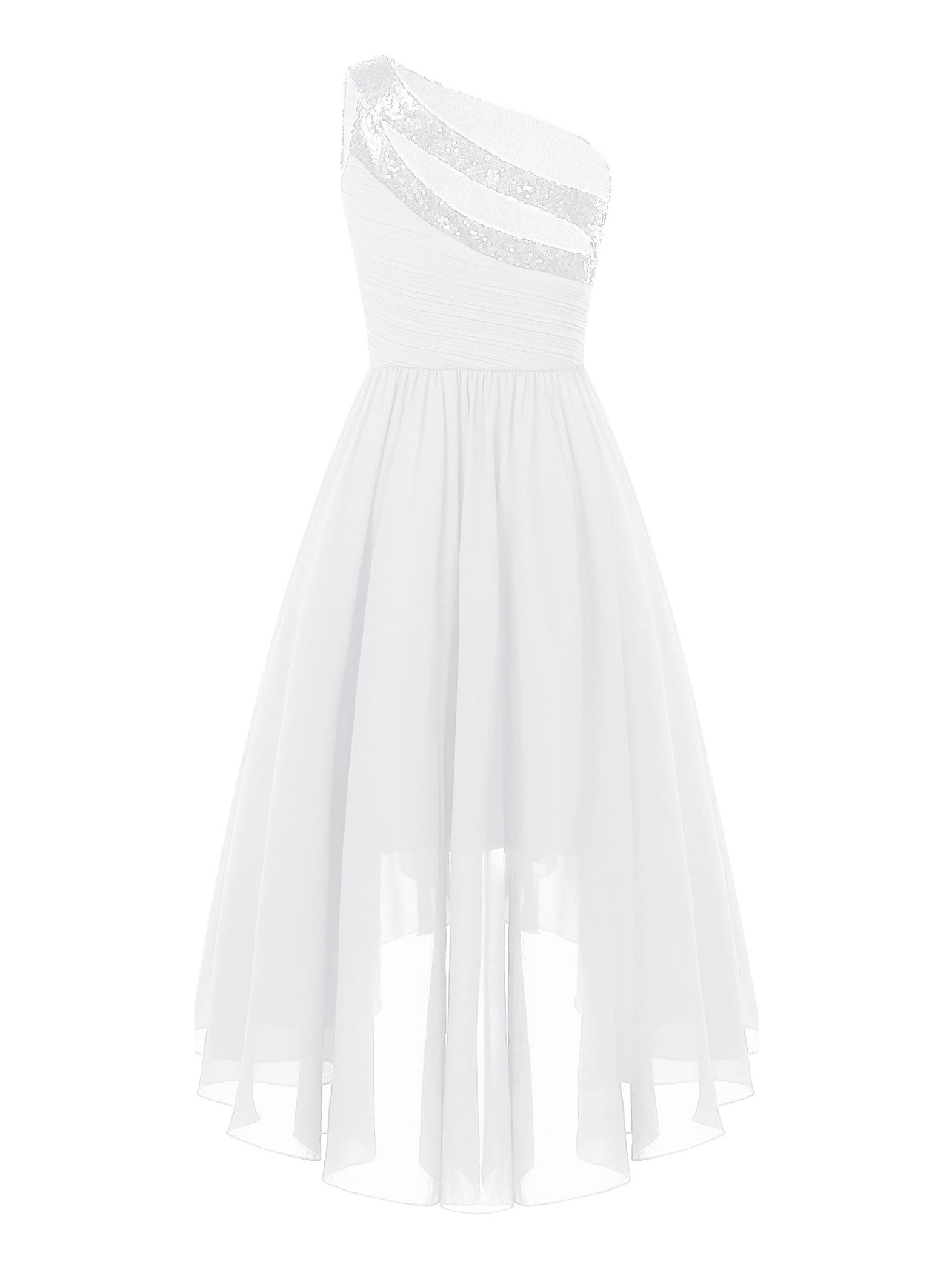 Miutii Kids Girl Ruched High Low Pageant Dresses Sequined One Shoulder Junior Bridesmaid Dresses for Silver 12 - Walmart.com Miutii Kids Girl Ruched High Low Pageant Dresses Sequined One Shoulder Junior Bridesmaid Dresses for Silver 12 - Walmart.com