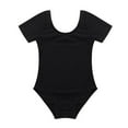 thumbnail image 1 of Miutii Kids Girls Athletic Leotard One Piece Ballet Dance Camisole Fitness Unitard Gymnastics Black 6, 1 of 8