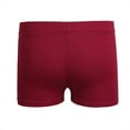 thumbnail image 1 of Miutii Kids Girls Ballet Dance Booty Shorts Sports Gym Workout Yoga Cycling Running Activewear Shorts Burgundy 12, 1 of 7