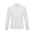 thumbnail image 1 of Miutii Little Boys Girls Thermal Top Fleece Lined Underwear Base Layer Undershirts Winter Warm Tee White 150, 1 of 9