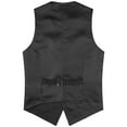 thumbnail image 1 of Miutii Men Women Sparkly Hip Hop Jazz Dance Tops Vest Party Festival Disco Stylish Suit Sleeveless Black 160/L, 1 of 8