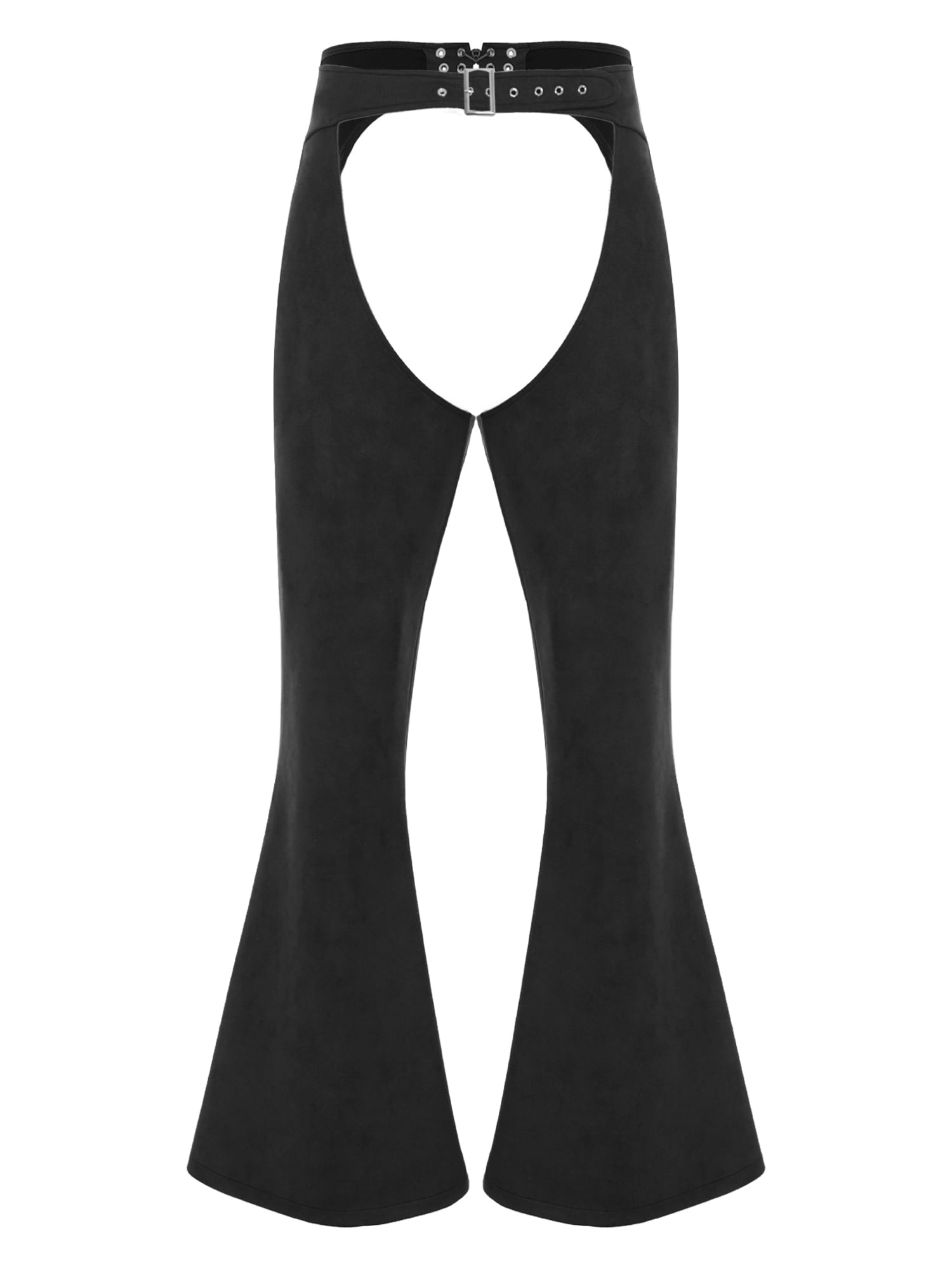 Trouser Roles Miutii Women's Mens Faux Suede Cowgirl Cowboys Pants Adjustable Waist ...