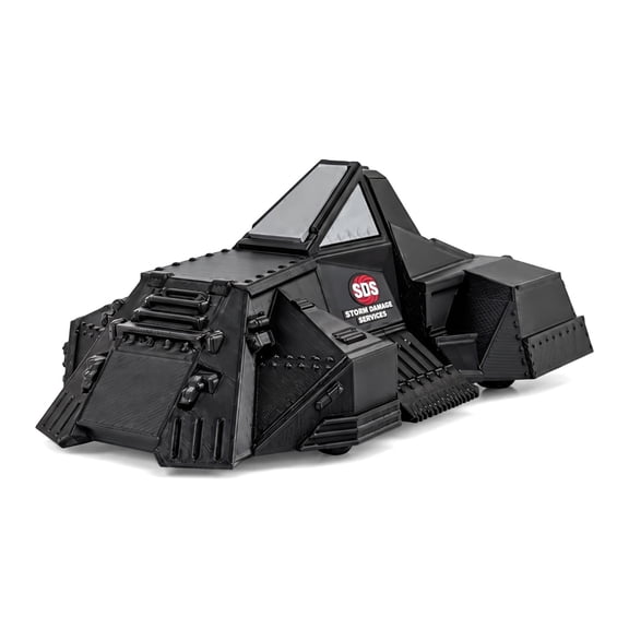 Mivalea 3D Printed Storm Chaser Tornado Interceptor Vehicle Model with Movable Wheels