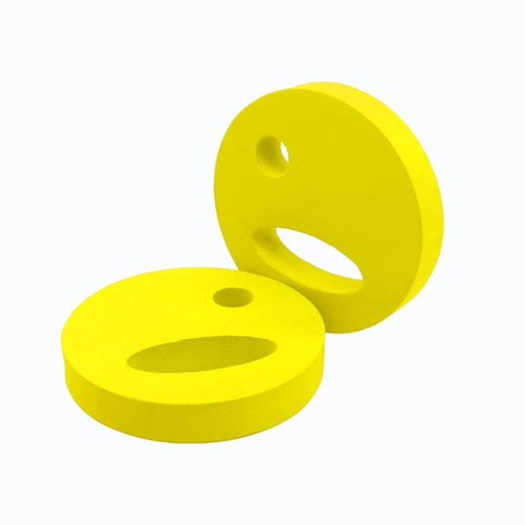 Miwamany 2PCS Hand Held Water Float Discs, Round EVA Foam Paddles for Pool Aerobic Workout, Swim Training Resistance Exercise Equipment for Teenagers Adults, Portable Water Activity Gear (7.1inch)