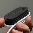 thumbnail image 1 of Miwamany Cable Winders and Organizer, Charging Cable Clip Desktop Cord Holder, Flexible Silicone Wire Management Winder for USB Phone Earphone Data Cables, Office Desk Home Travel Accessory, 1 of 6