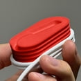 thumbnail image 1 of Miwamany Cable Winders and Organizer, Charging Cable Clip Desktop Cord Holder, Flexible Silicone Wire Management Winder for USB Phone Earphone Data Cables, Office Desk Home Travel Accessory, 1 of 6