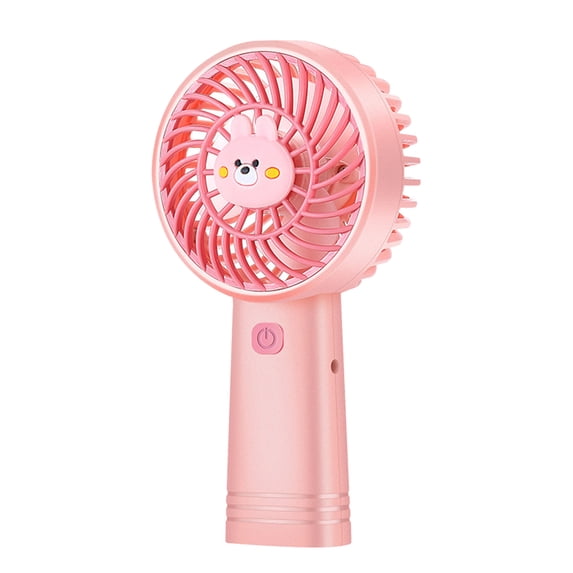 Miwamany Cartoon Mini Small USB Fan,Portable High Wind Power Rechargeable Handheld Fan for Students and Kids,3-Speed Adjustable Quiet Air Circulator for Summer Outdoor Travel,Beach,and Camping