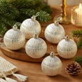 thumbnail image 1 of Miwamany Christmas Ball Ornaments 6 Pack, 6cm Large Glitter Christmas Tree Balls Shatterproof, Hanging Baubles for Xmas Tree Holiday Party Home Decor, Christmas Decorations Indoor, 1 of 7