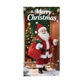 thumbnail image 1 of Miwamany Christmas Door Tapestry, Xmas Front Door Hanging Curtain, Soft Cloth Wall Decor for Bedroom Living Room, Winter Holiday Xmas Party Indoor Home Decoration Gift, 1 of 9