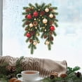 thumbnail image 1 of Miwamany Christmas Window Sticker, Simulation Hanging Branch Light Ball Decal, Static Cling Glass Window Decoration for Home, Christmas Decorations Indoor, 1 of 7