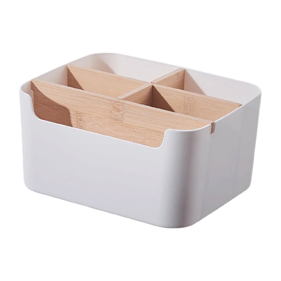 Miwamany Cosmetic Storage Bins Makeup Organizer, Adjustable Multifunction Storage Box Desk Drawer Divider for Makeup Brushes, Bathroom Countertop or Dresser