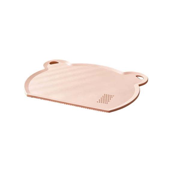 Miwamany Double Sided Plastic Cutting Board, Non Slip Thick Chopping Board for Meat and Vegetables, Dishwasher Safe TPU Kitchen Cutting Board with Leakage Groove (13x10.6in)
