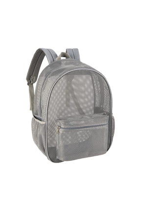 Extra Large Transparent Mesh Backpack Beach Bag,Lightweight Pool Daypack for Travel Picnic Shopping,Breathable Drawstring Net Bookbag,Foldable Durable Design for Vacation Groceries