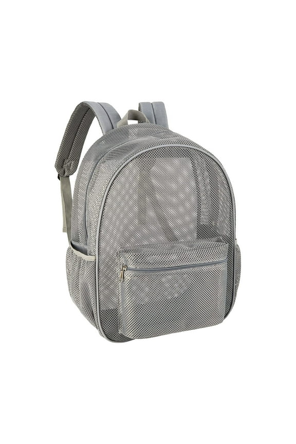 Extra Large Transparent Mesh Backpack Beach Bag,Lightweight Pool Daypack for Travel Picnic Shopping,Breathable Drawstring Net Bookbag,Foldable Durable Design for Vacation Groceries