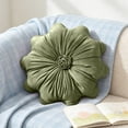 thumbnail image 1 of Miwamany Flower Throw Pillow Lint Blossom Shape Cushion Decorative Soft Accents Pillow for Sofa Couch Bed Living Room Cute Floral Design, 1 of 6