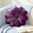 thumbnail image 1 of Miwamany Flower Throw Pillow Lint Blossom Shape Cushion Decorative Soft Accents Pillow for Sofa Couch Bed Living Room Cute Floral Design, 1 of 6