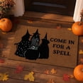 thumbnail image 1 of Miwamany Halloween "Come In For A Spell" Witch Doormat, Halloween Coir Front Door Mat, Spooky Welcome Rug for Porch Entryway Home Kitchen Indoor Decoration, 1 of 6