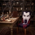thumbnail image 1 of Miwamany Halloween Stretch Chair Cover, Elastic Spooky Ghost Slipcover, Full Dining Seat Protector for Kitchen Party Home Decor, Festive Furniture Accent, 1 of 6