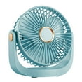 thumbnail image 1 of Miwamany High Velocity Rechargeable Desk Fan,Ultra Quiet Portable Small Table Fan with USB Charging,Powerful Silent Cooling for Office,Student Dormitory,Home Desktop and Outdoor Camping Use, 1 of 3