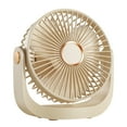 thumbnail image 1 of Miwamany High Velocity Rechargeable Desk Fan,Ultra Quiet Portable Small Table Fan with USB Charging,Powerful Silent Cooling for Office,Student Dormitory,Home Desktop and Outdoor Camping Use, 1 of 3