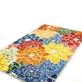 thumbnail image 1 of Miwamany Indoor Outdoor Area Rug, Washable Tropical Floral Non Slip Polyester Carpet with Rubber Backing, Waterproof Patio Mat for Living Room Poolside Backyard Balcony Camping High Traffic Decor, 1 of 5