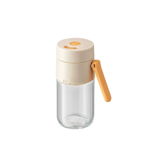 Miwamany Kitchen Shaker Quantitative Seasoning Jar,6oz Glass Sprinkle Seasoning Bottle, Sealing Combination Cruet for Salt Pepper Spice Home Cooking