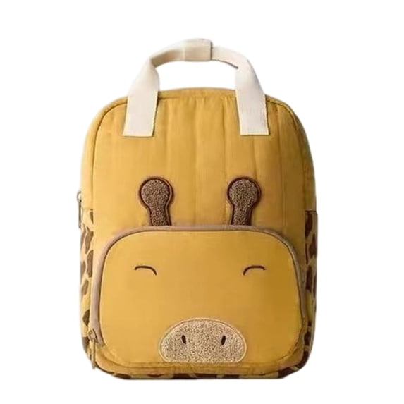 Miwamany Lightweight Kids Casual Backpack, Spine Protection Breathable Small Schoolbag, Waterproof Wear-Resistant Cute Cartoon Daypack for Kindergarten Outdoor Daily Activities