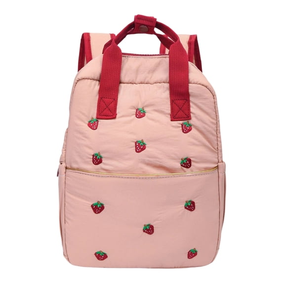 Miwamany Lightweight Kids Casual Backpack, Spine Protection Breathable Small Schoolbag, Waterproof Wear-Resistant Cute Cartoon Daypack for Kindergarten Outdoor Daily Activities